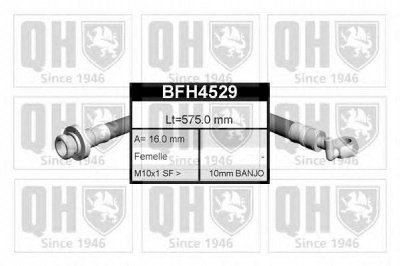 QUINTON HAZELL bfh4529 -  Тормозной шланг